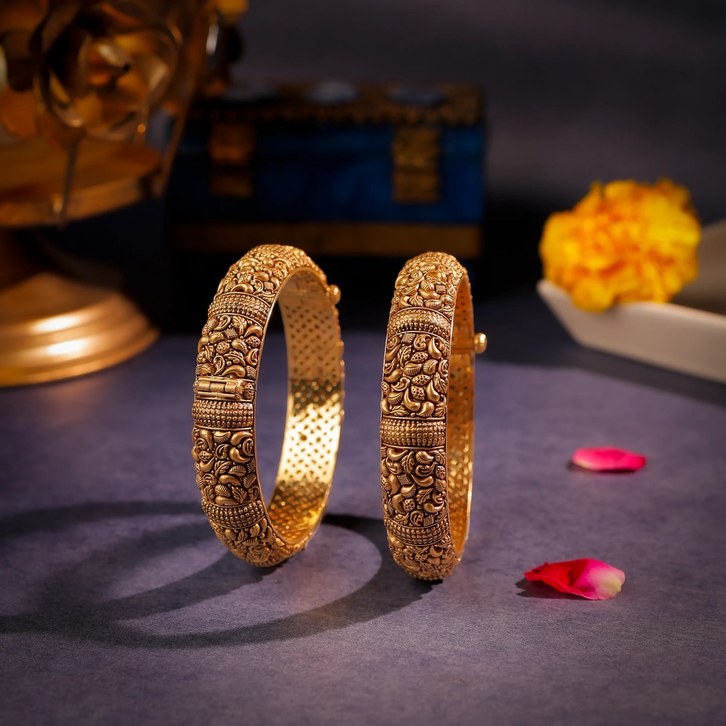 Honeycomb Mesh Bangles