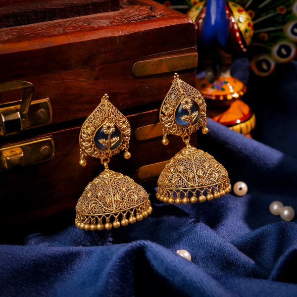 Majestic Floral Jhumka