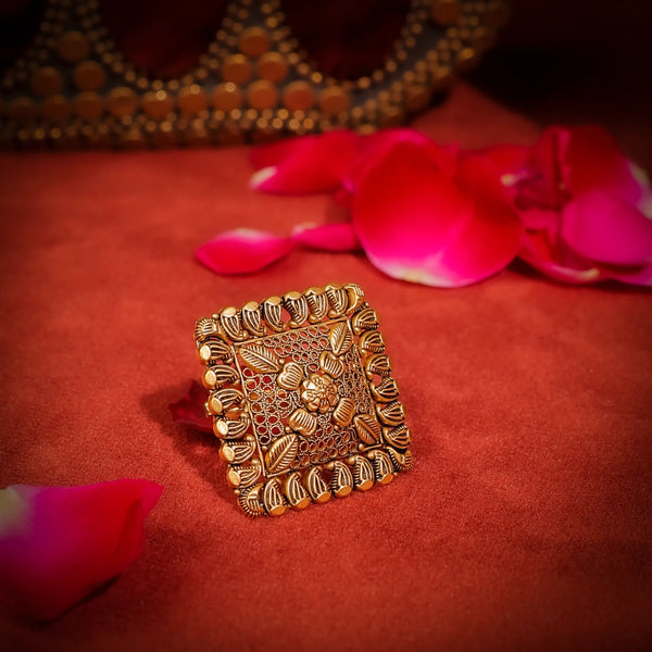 Square Antique Ring