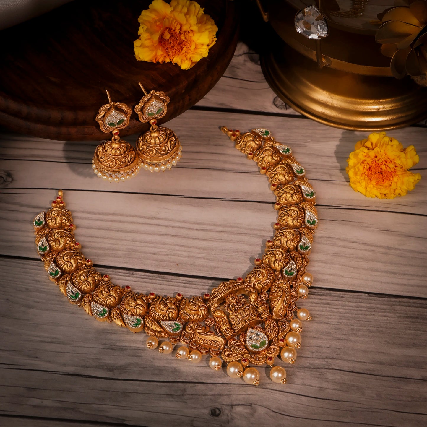 Wide Deity Necklace