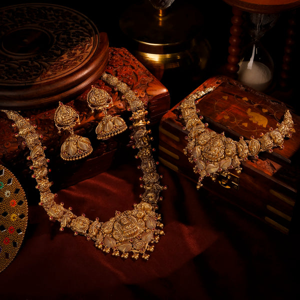Statement Bridal Gold Necklace