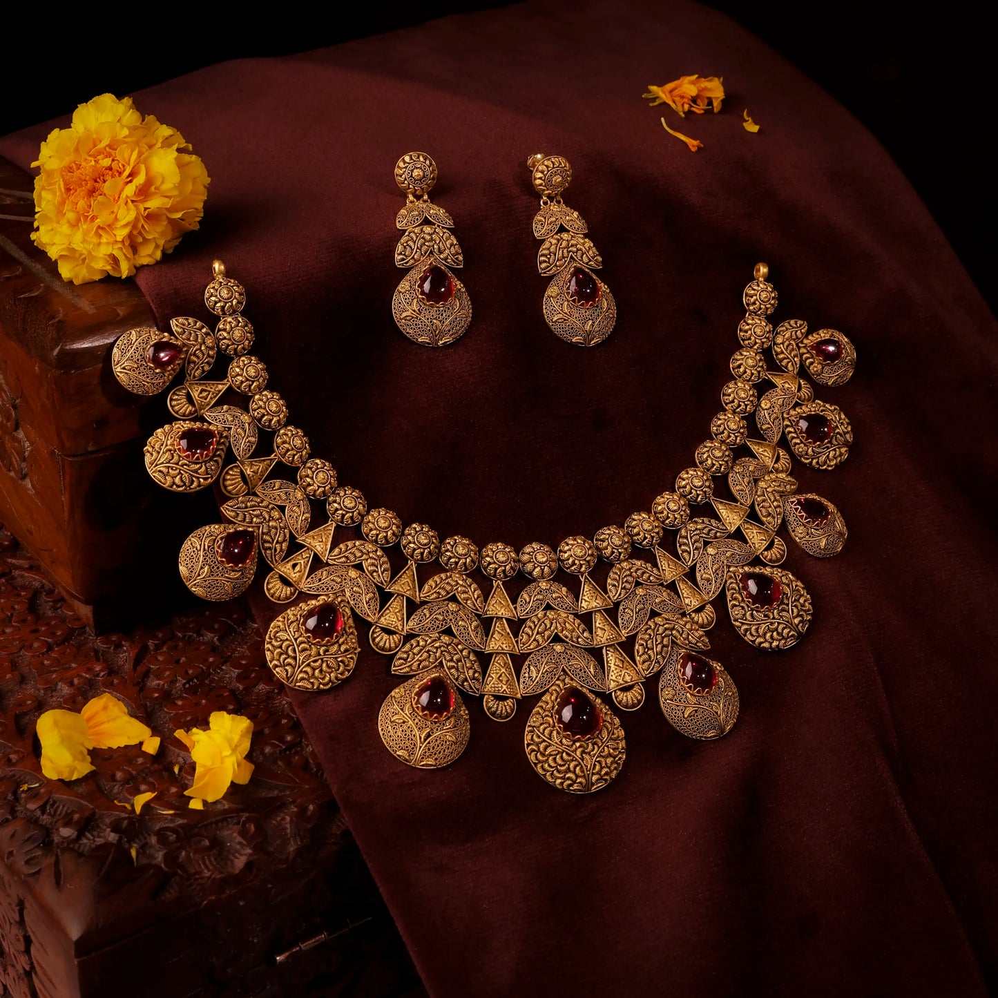 Crescent Contemporary Necklace